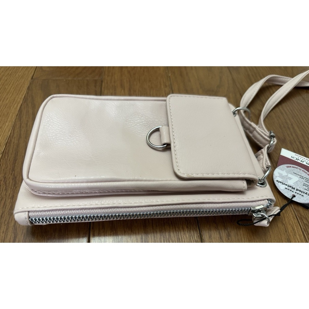 Mundi Cornelia Crossbody Women's Wallet Cell Phone Bag Shoulder Strap Pink NWT